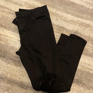 American eagle ripped black jeans